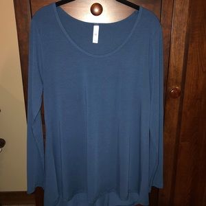 LuLaRoe Lynnae, Blue, Large, NWOT